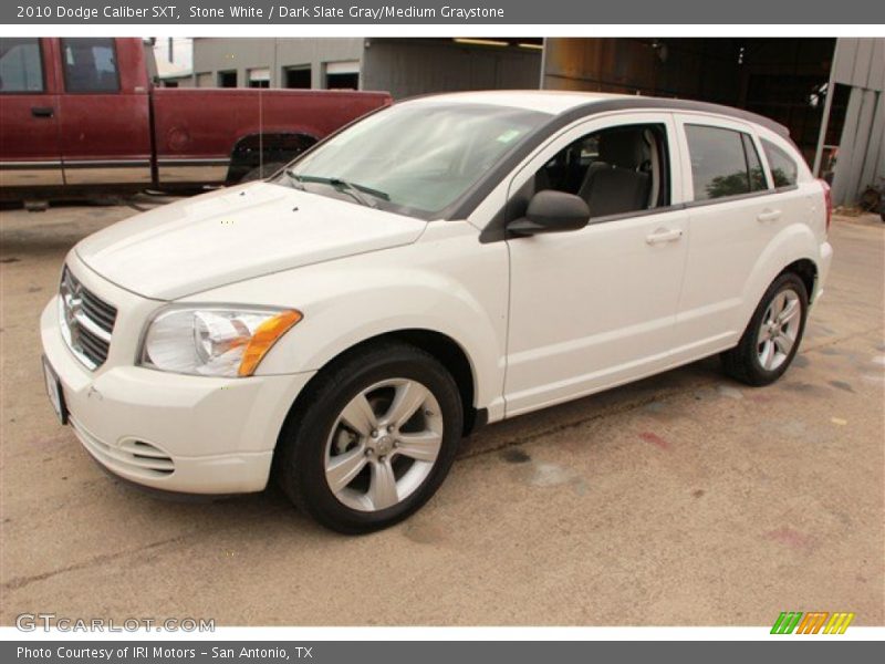 Stone White / Dark Slate Gray/Medium Graystone 2010 Dodge Caliber SXT
