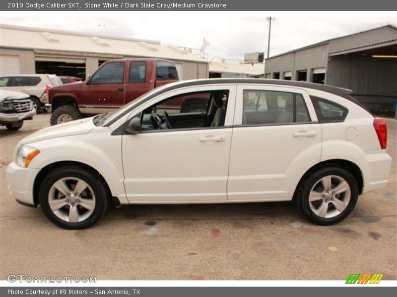 Stone White / Dark Slate Gray/Medium Graystone 2010 Dodge Caliber SXT