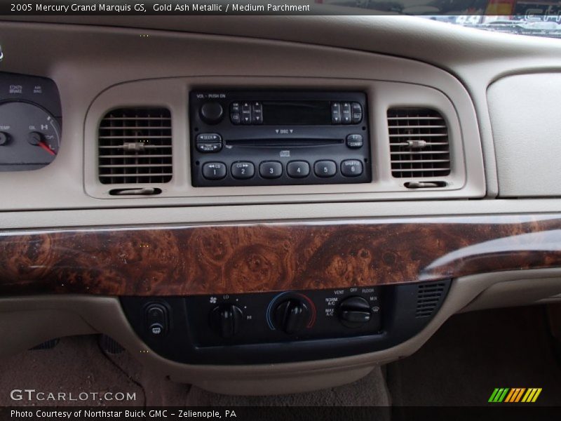 Gold Ash Metallic / Medium Parchment 2005 Mercury Grand Marquis GS