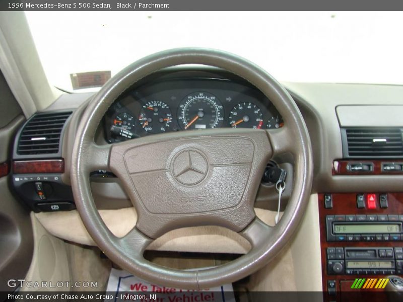 Black / Parchment 1996 Mercedes-Benz S 500 Sedan