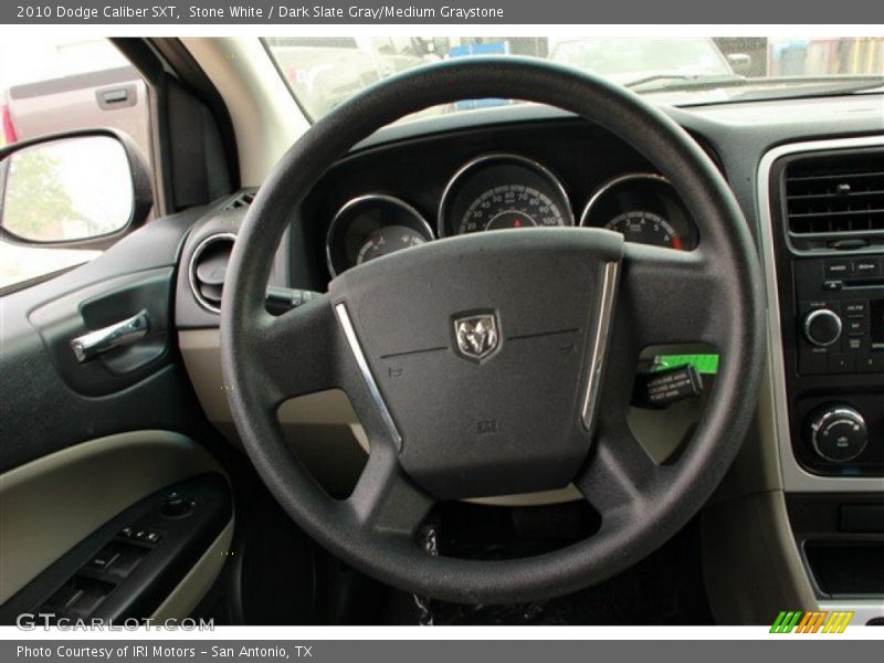Stone White / Dark Slate Gray/Medium Graystone 2010 Dodge Caliber SXT