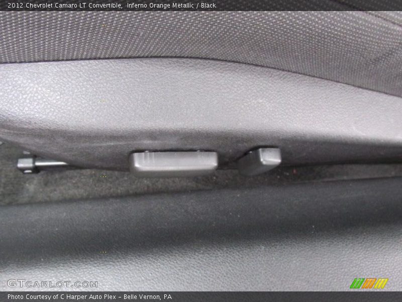 Inferno Orange Metallic / Black 2012 Chevrolet Camaro LT Convertible