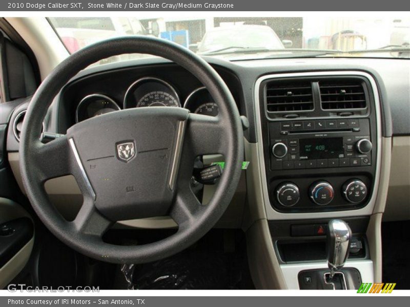 Stone White / Dark Slate Gray/Medium Graystone 2010 Dodge Caliber SXT