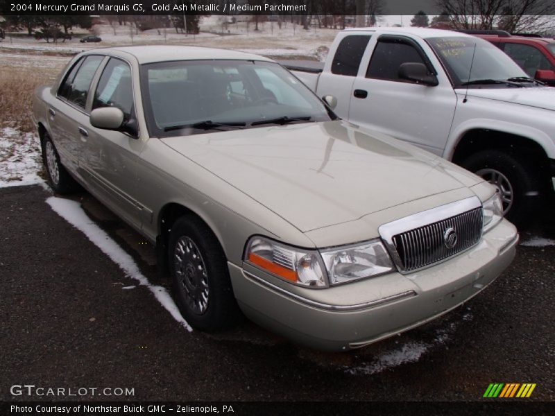 Gold Ash Metallic / Medium Parchment 2004 Mercury Grand Marquis GS