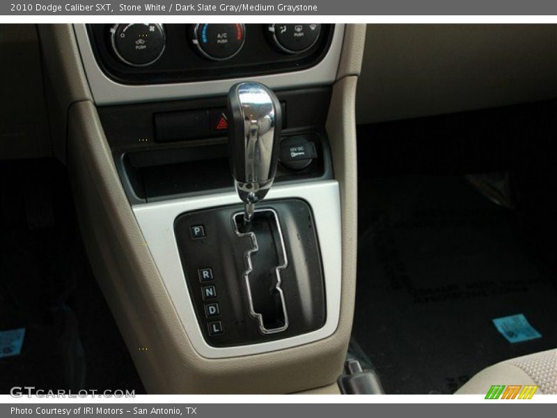 Stone White / Dark Slate Gray/Medium Graystone 2010 Dodge Caliber SXT