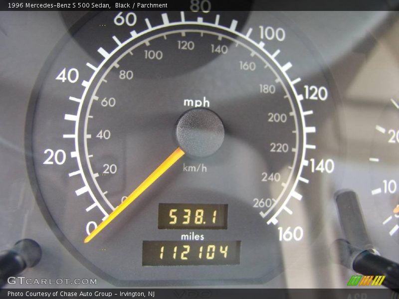 Black / Parchment 1996 Mercedes-Benz S 500 Sedan