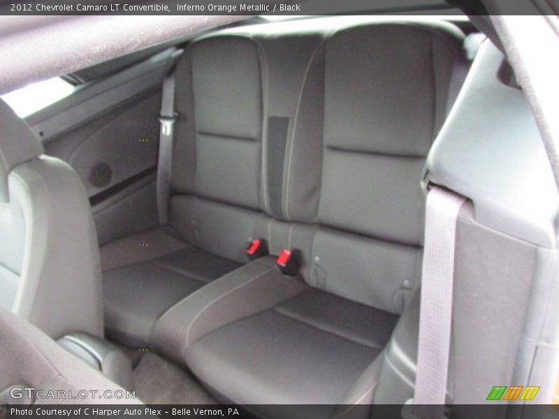 Inferno Orange Metallic / Black 2012 Chevrolet Camaro LT Convertible