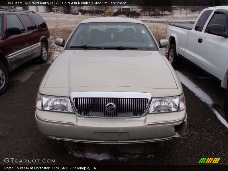 Gold Ash Metallic / Medium Parchment 2004 Mercury Grand Marquis GS