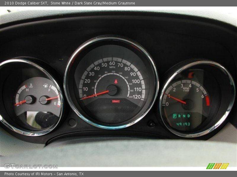 Stone White / Dark Slate Gray/Medium Graystone 2010 Dodge Caliber SXT