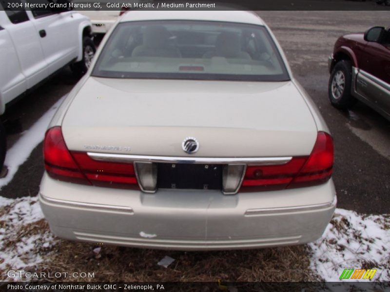 Gold Ash Metallic / Medium Parchment 2004 Mercury Grand Marquis GS