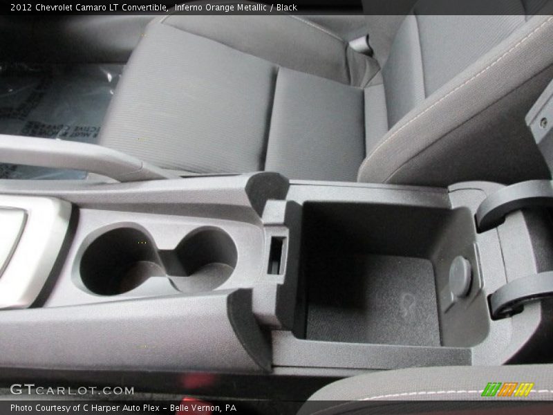 Inferno Orange Metallic / Black 2012 Chevrolet Camaro LT Convertible