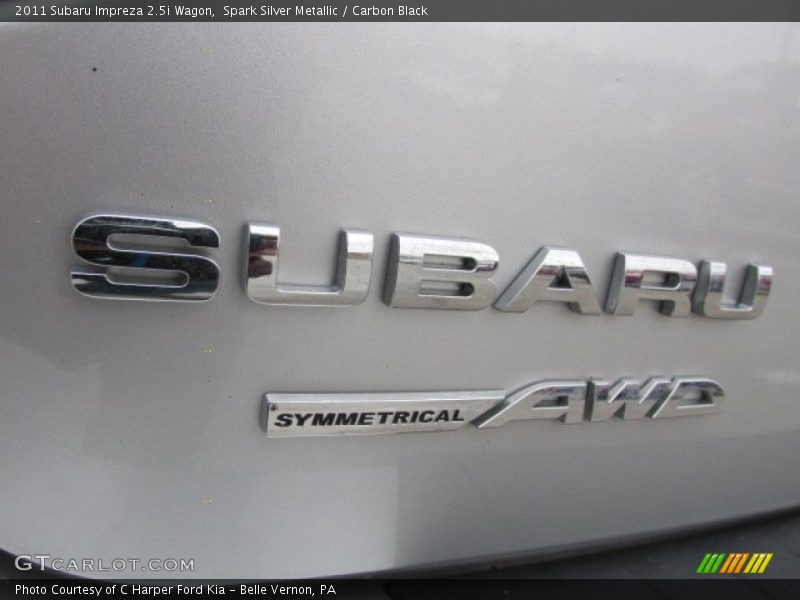 Spark Silver Metallic / Carbon Black 2011 Subaru Impreza 2.5i Wagon