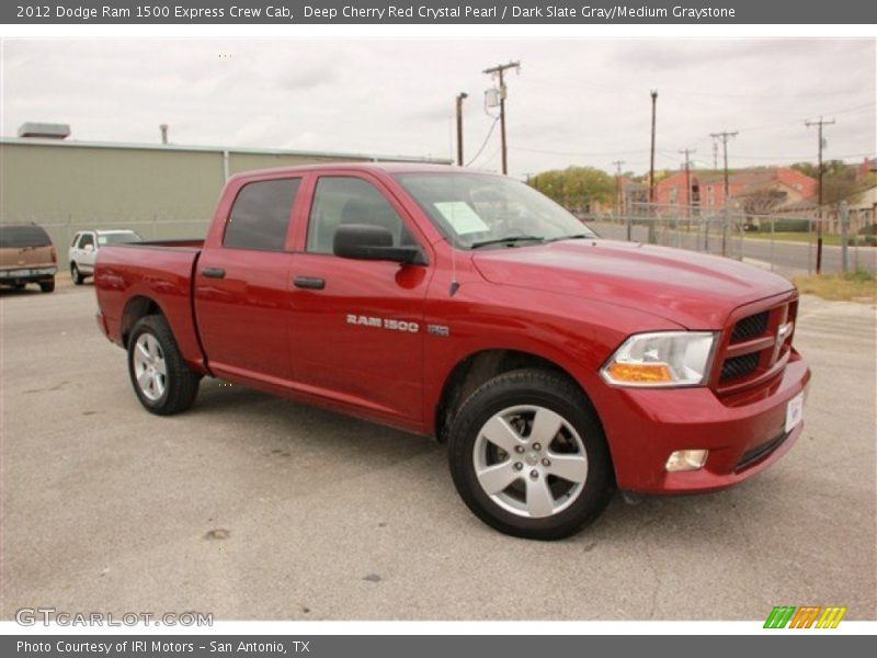 Deep Cherry Red Crystal Pearl / Dark Slate Gray/Medium Graystone 2012 Dodge Ram 1500 Express Crew Cab