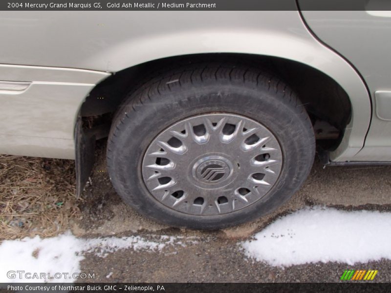 Gold Ash Metallic / Medium Parchment 2004 Mercury Grand Marquis GS