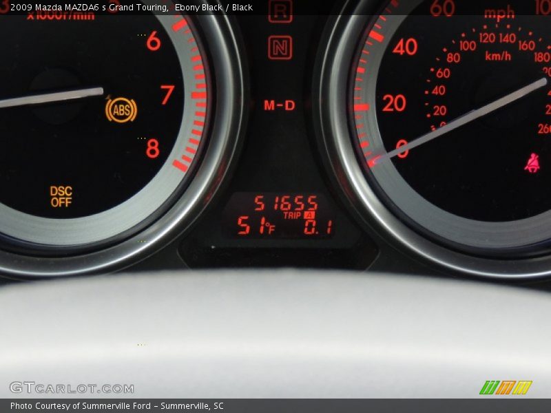 Ebony Black / Black 2009 Mazda MAZDA6 s Grand Touring