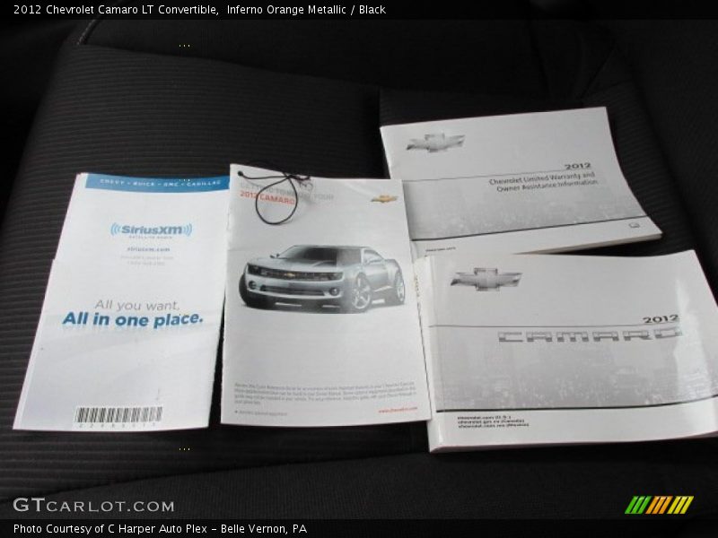 Books/Manuals of 2012 Camaro LT Convertible