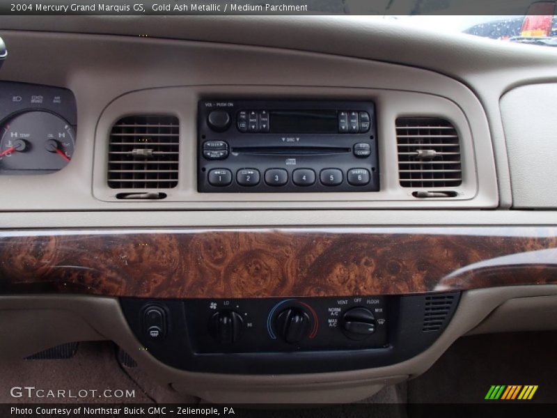 Gold Ash Metallic / Medium Parchment 2004 Mercury Grand Marquis GS