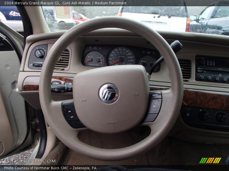 Gold Ash Metallic / Medium Parchment 2004 Mercury Grand Marquis GS