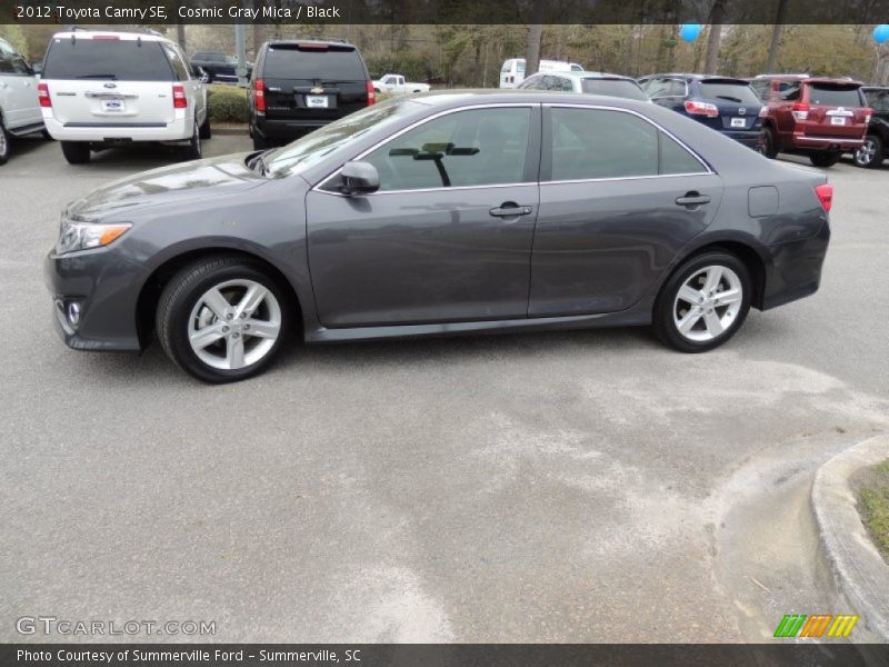 Cosmic Gray Mica / Black 2012 Toyota Camry SE