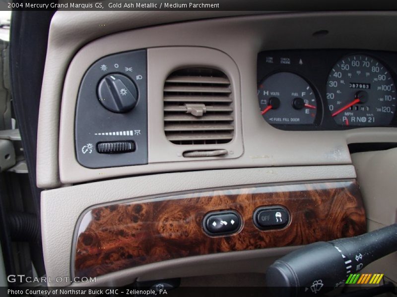 Gold Ash Metallic / Medium Parchment 2004 Mercury Grand Marquis GS