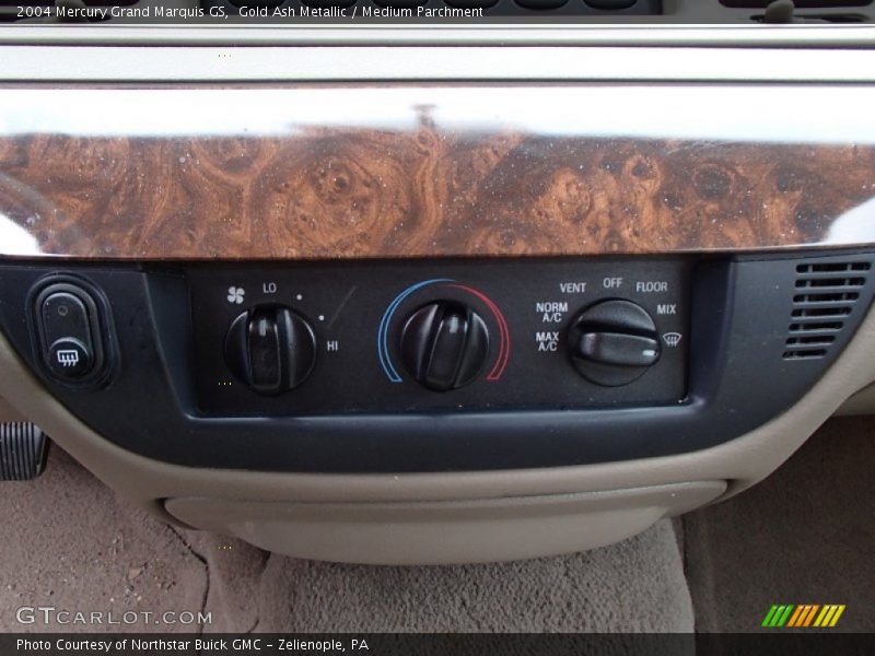 Gold Ash Metallic / Medium Parchment 2004 Mercury Grand Marquis GS