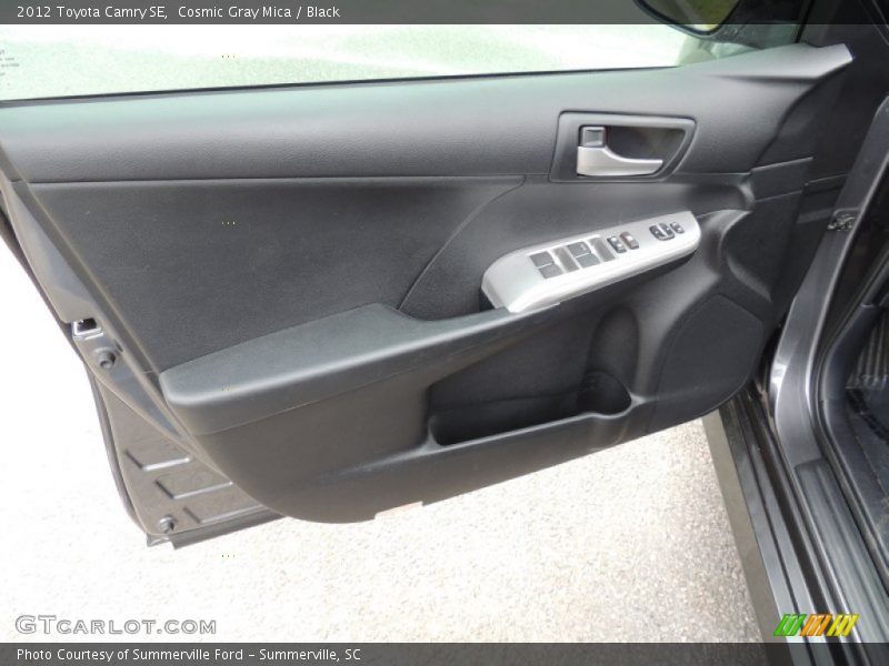 Cosmic Gray Mica / Black 2012 Toyota Camry SE