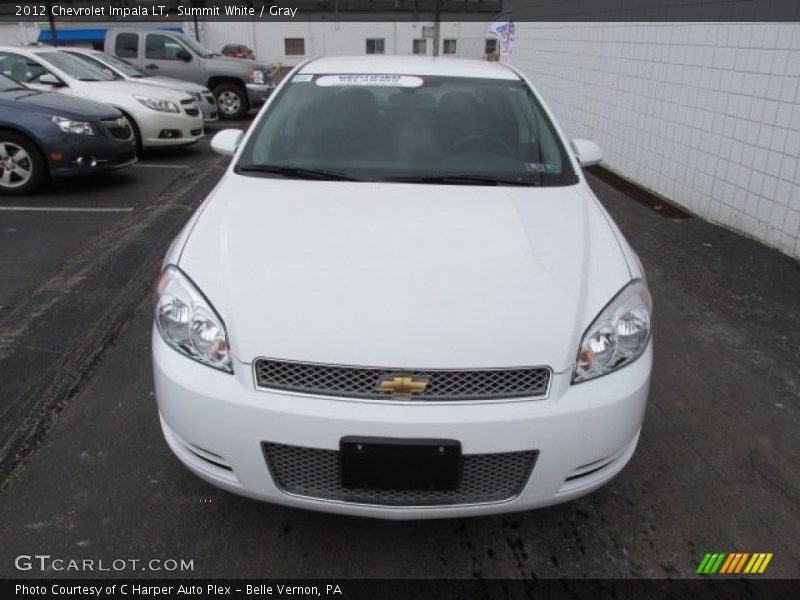 Summit White / Gray 2012 Chevrolet Impala LT