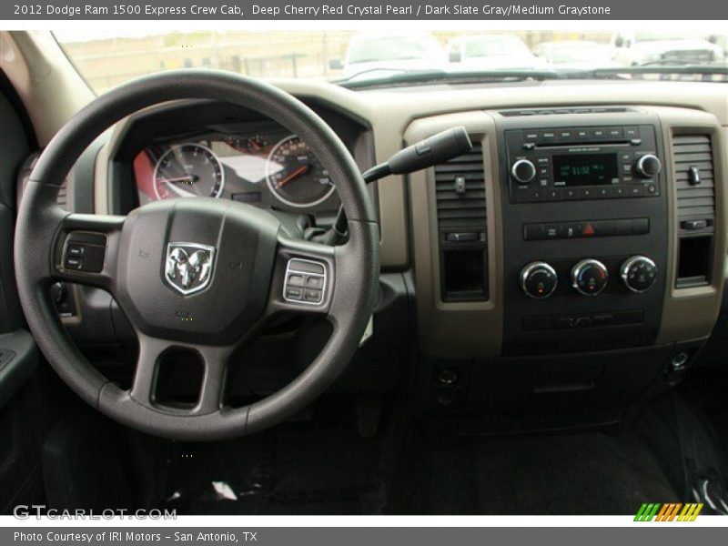 Deep Cherry Red Crystal Pearl / Dark Slate Gray/Medium Graystone 2012 Dodge Ram 1500 Express Crew Cab
