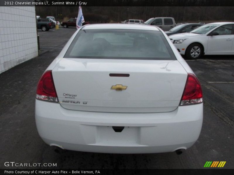 Summit White / Gray 2012 Chevrolet Impala LT