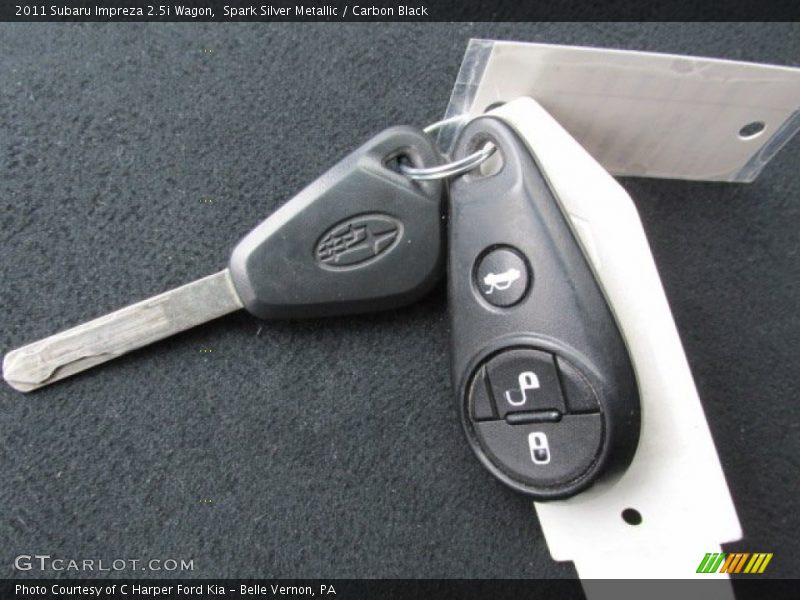 Keys of 2011 Impreza 2.5i Wagon