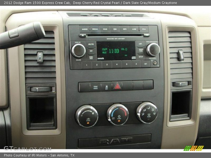 Deep Cherry Red Crystal Pearl / Dark Slate Gray/Medium Graystone 2012 Dodge Ram 1500 Express Crew Cab
