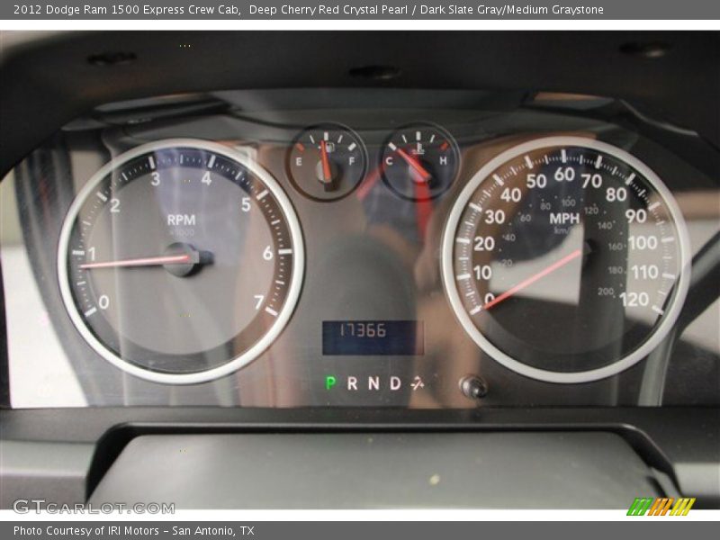 Deep Cherry Red Crystal Pearl / Dark Slate Gray/Medium Graystone 2012 Dodge Ram 1500 Express Crew Cab