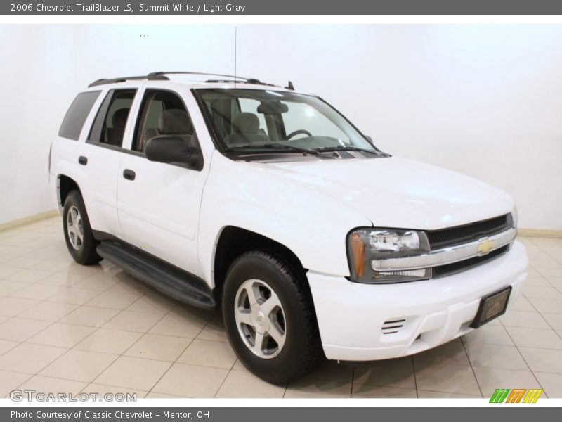 Summit White / Light Gray 2006 Chevrolet TrailBlazer LS