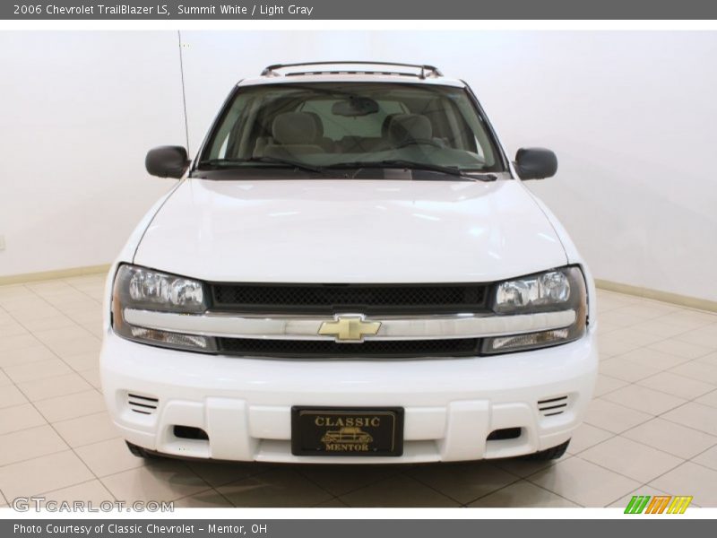 Summit White / Light Gray 2006 Chevrolet TrailBlazer LS