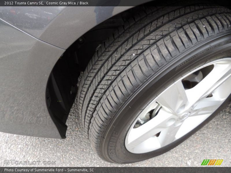 Cosmic Gray Mica / Black 2012 Toyota Camry SE