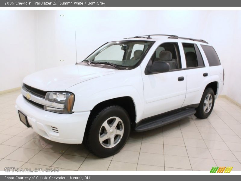 Summit White / Light Gray 2006 Chevrolet TrailBlazer LS