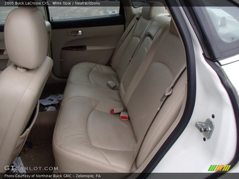 Rear Seat of 2005 LaCrosse CXS