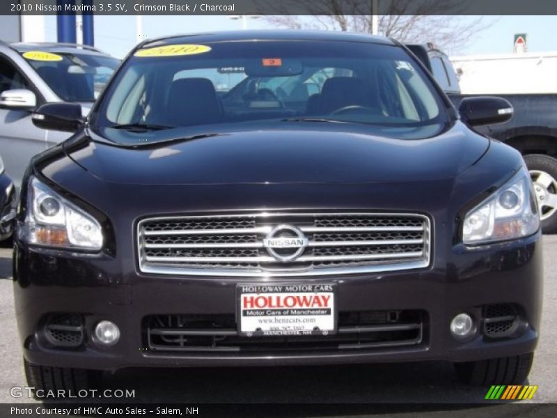 Crimson Black / Charcoal 2010 Nissan Maxima 3.5 SV