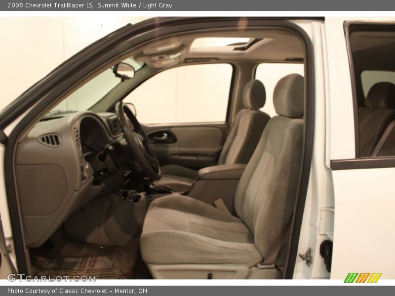 Summit White / Light Gray 2006 Chevrolet TrailBlazer LS