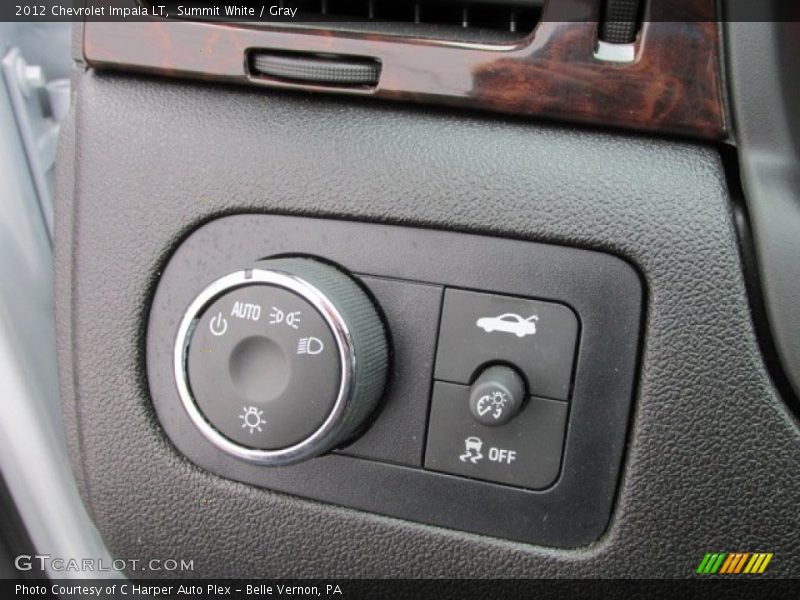 Summit White / Gray 2012 Chevrolet Impala LT