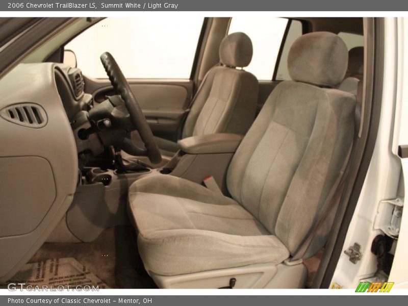 Summit White / Light Gray 2006 Chevrolet TrailBlazer LS
