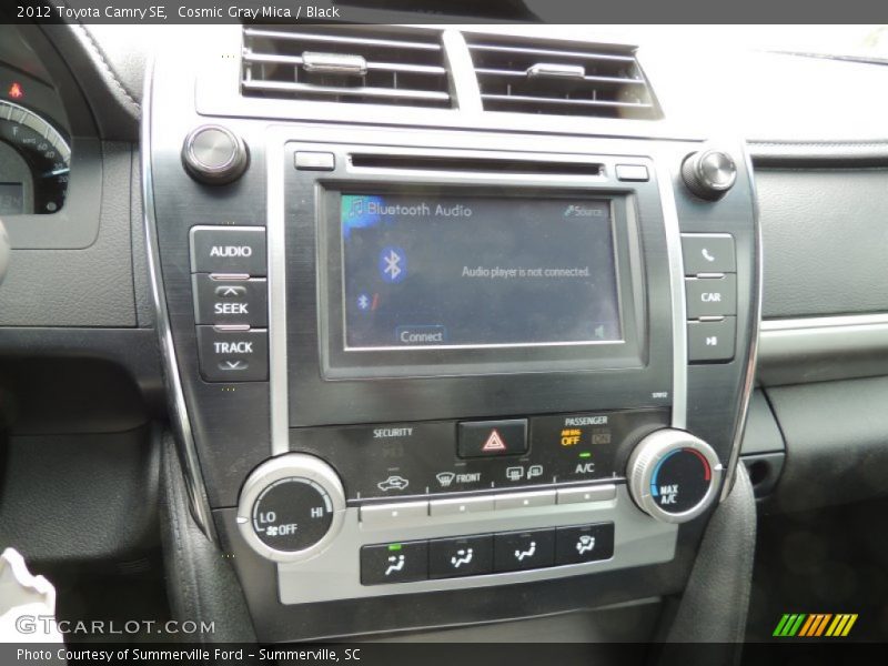 Cosmic Gray Mica / Black 2012 Toyota Camry SE