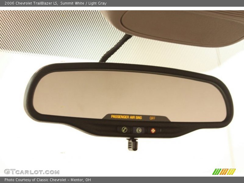 Summit White / Light Gray 2006 Chevrolet TrailBlazer LS