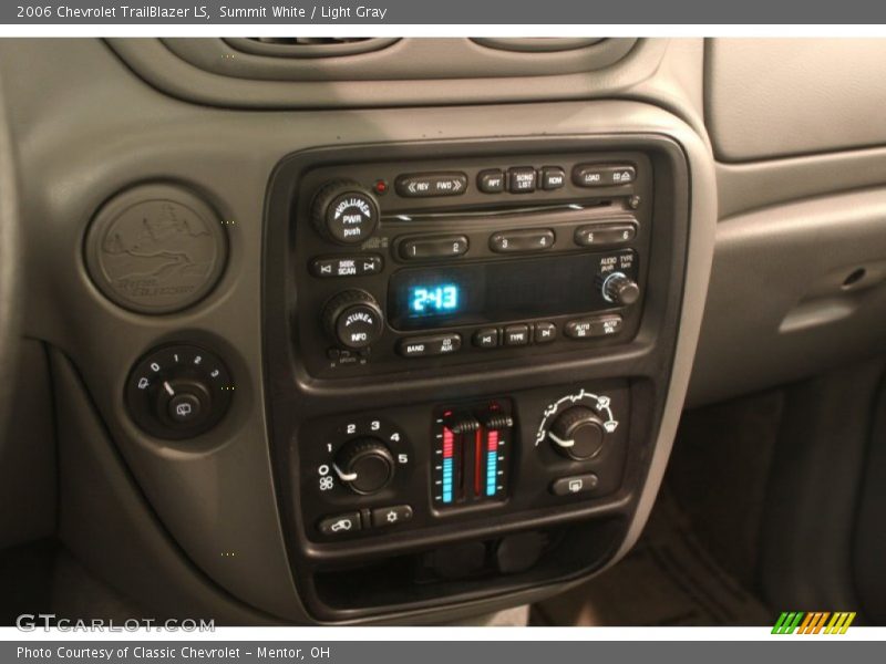 Summit White / Light Gray 2006 Chevrolet TrailBlazer LS
