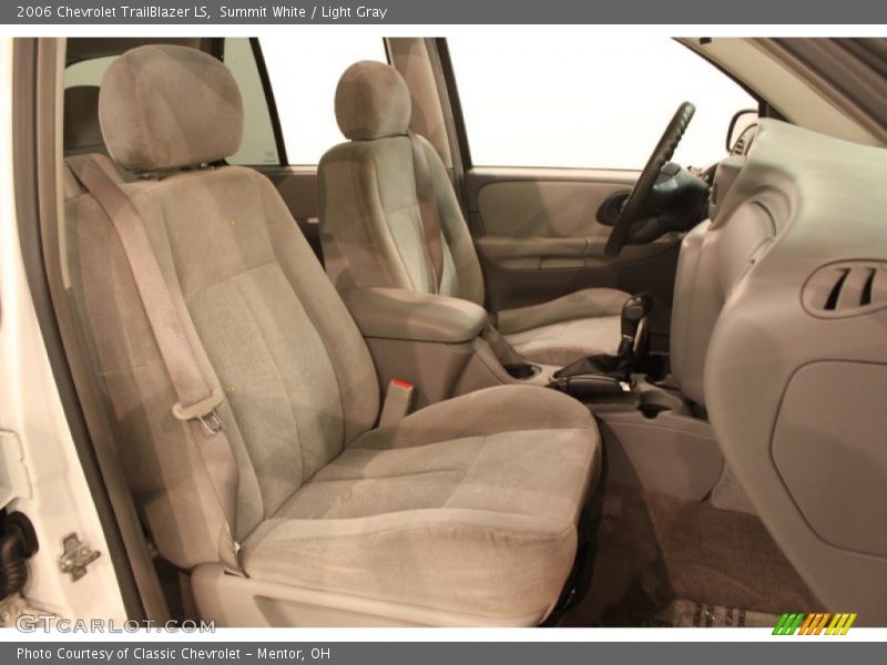 Summit White / Light Gray 2006 Chevrolet TrailBlazer LS