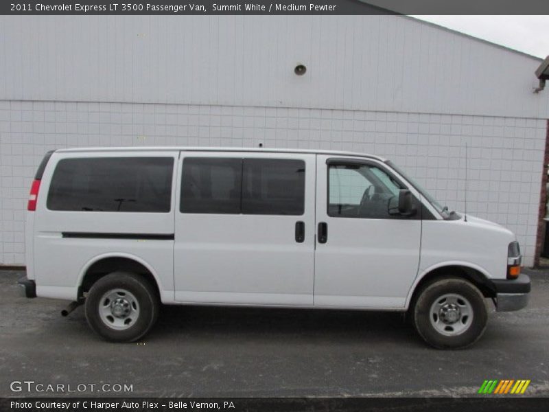 Summit White / Medium Pewter 2011 Chevrolet Express LT 3500 Passenger Van