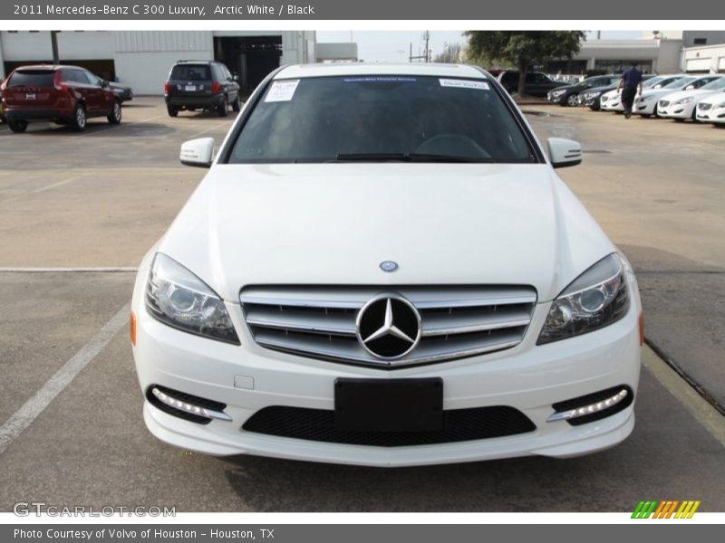 Arctic White / Black 2011 Mercedes-Benz C 300 Luxury