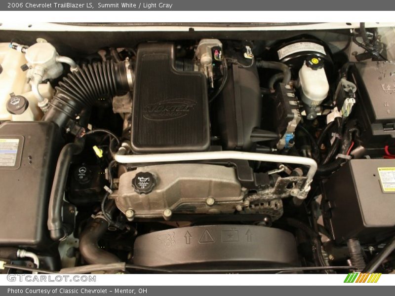 Summit White / Light Gray 2006 Chevrolet TrailBlazer LS