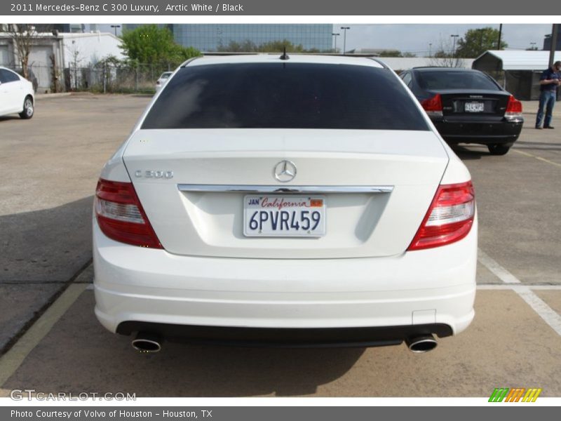 Arctic White / Black 2011 Mercedes-Benz C 300 Luxury