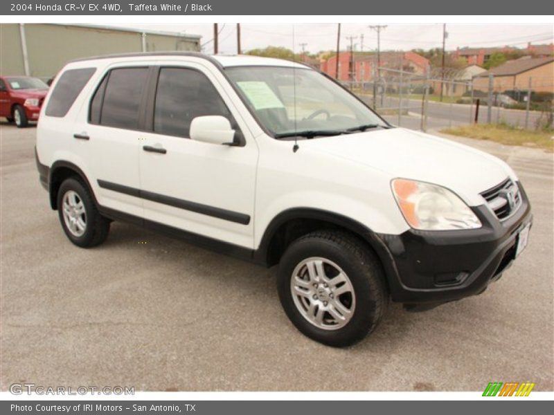 Taffeta White / Black 2004 Honda CR-V EX 4WD